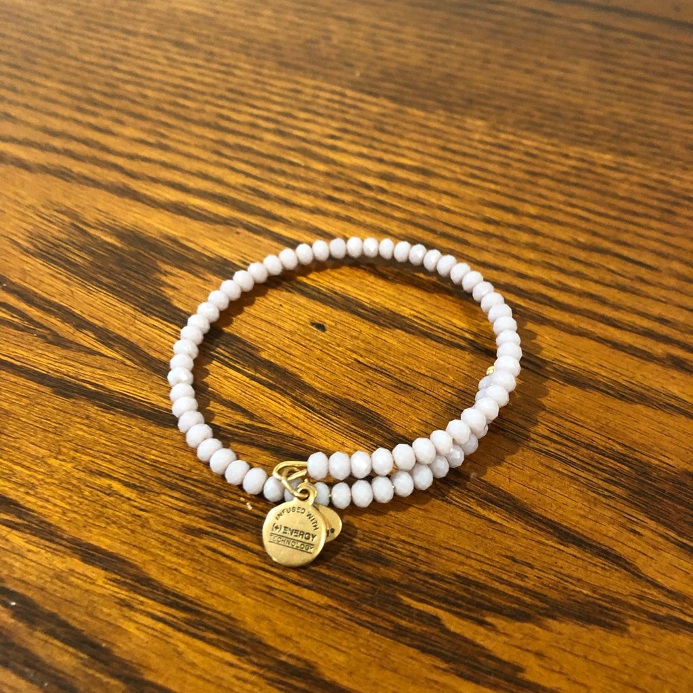 Light purple Alex and Ani bead bracelet